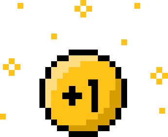 Golden +1 coin icon surrounded by stars indicating product life cycle update